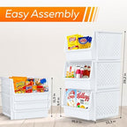 XLarge Stackable Storage Bins Open Front - Image 2