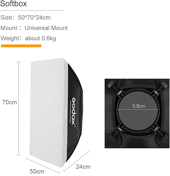 Godox 2X K-180A Strobe Light Kit, 180Ws Studio Strobe Light Kit - Image 5