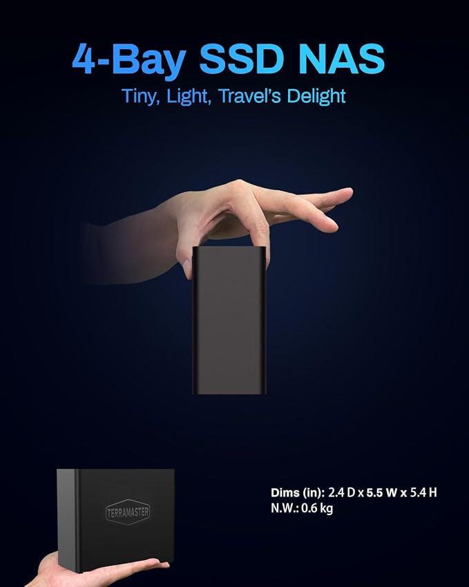 TERRAMASTER F4 SSD NAS Storage - Image 3