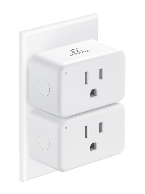 EIGHTREE Smart Plug 15A, Smart Plugs that Compatible by EIGHTREE-SmartLifeEasyHome