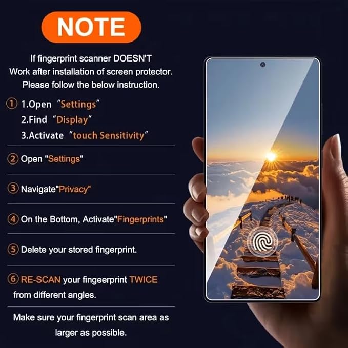 XDesign [3+2 Pack Galaxy S26 Ultra Screen Protector, 9H Tempered Glass Scratch - Image 4