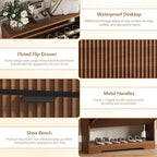HUANLEGO Shoe Cabinet Storage for Entryway - Image 6