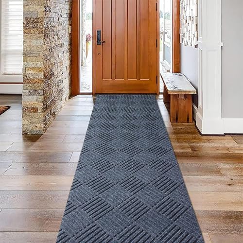 Runner Rug 2x81FT Custom Sizes, Commercial Hallway Runner Rubber Backing by Unknown