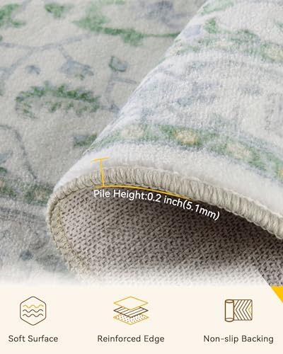 RELEANY Washable Area Rug - Image 4