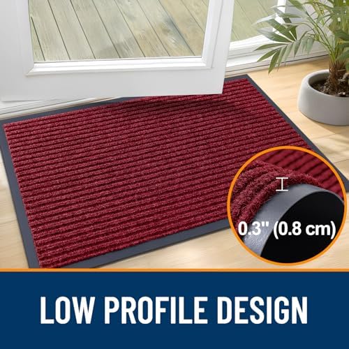 OLANLY Front Door Mat 35x30, Waterproof Heavy-Duty Indoor Outdoor Doormat - Image 4