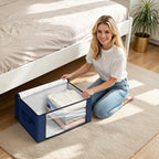 Fab totes 35L Closet Organizers, Foldable Under Bed Storage Containers - Image 6