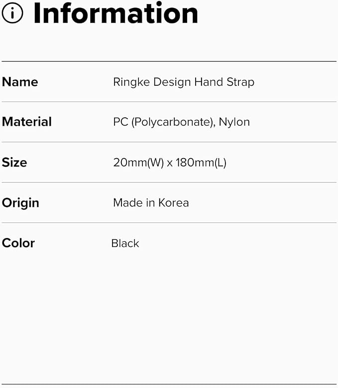 Ringke Hand Strap Designed for Camera Strap and Phone Strap, Adjustable Sturdy - Image 9