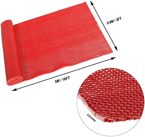 Commercial Drainage Floor Mat 3x16 Ft Wet Area Mat Pool Mats 0.22'' Thick - Image 2