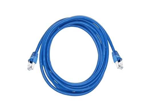 Monoprice Cat6A 10ft Blue Patch Cable Double Shielded 26AWG 10G Pure Bare - Image 4