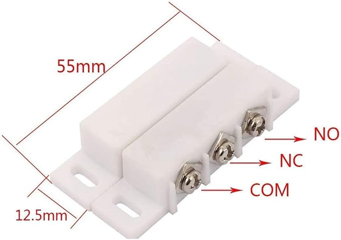 MC-31B NC/NO Magnetic Reed Switch Surface Mount Door Window Alarm, Magneti Door - Image 2