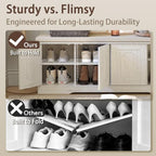 DINZI LVJ Shoe Storage Bench - Image 4
