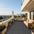 44 Pack Interlocking Deck Tiles, All-Weather Outdoor Deck Tiles - Image 5