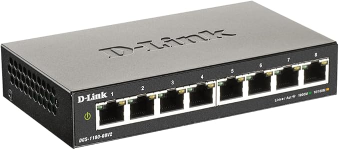 D-Link 8-Port Gigabit Smart Managed Ethernet Switch, IGMP Snooping, Sturdy Metal - Image 5