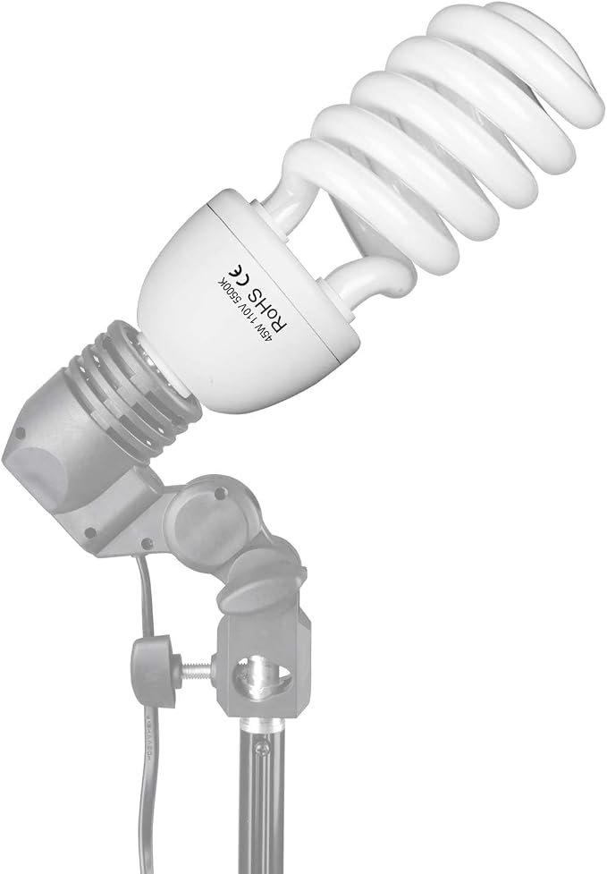 EMART Full Spectrum Light Bulb, 45W 5500K Spiral CFL Daylight - Image 3