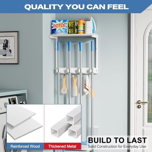 Olakee Broom Holder Wall Mount - Image 7