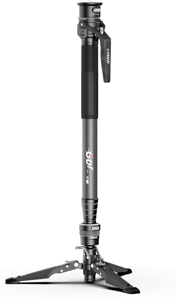 COMAN M1pro 65" Carbon Fiber Monopod by COMAN