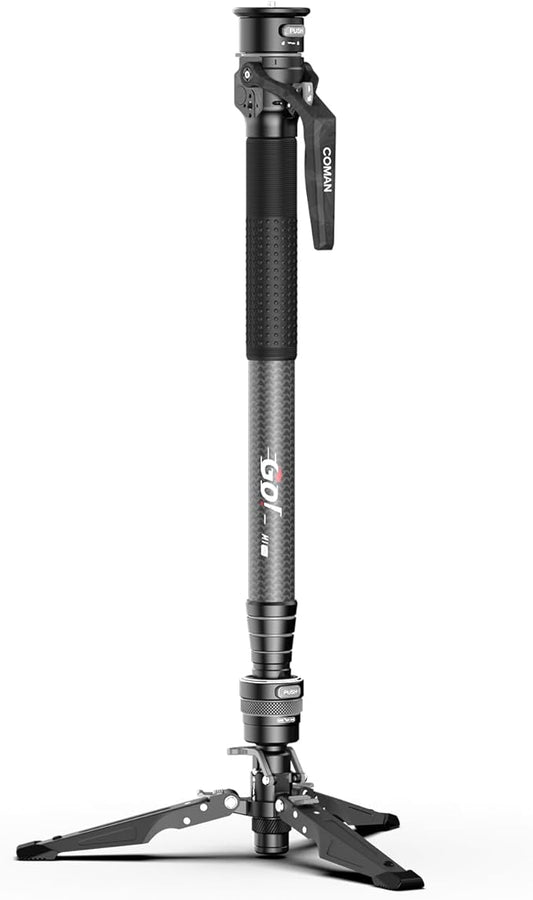 COMAN M1pro 65" Carbon Fiber Monopod by COMAN