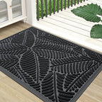 Colorxy Waterproof Front Doormat, Sturdy Natural Rubber Door Mat by Colorxy