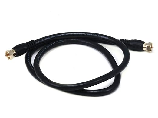 Monoprice RG6 Quad Shield CL2 Coaxial Cable by Monoprice
