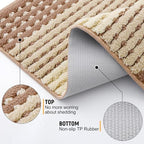 Kitinjoy Indoor Outdoor Door Mat, 47x20 Non-Slip Dirt Trapper Doormats - Image 3
