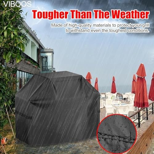 Grill Cover, 58 inch BBQ Gas Grill Cover - Image 5