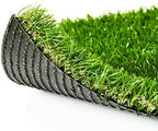 Premium Artificial Grass 8' x 71' Outdoor Rug, 1.38"" Realistic Thick Turf by ZGRHOMEGARDEN