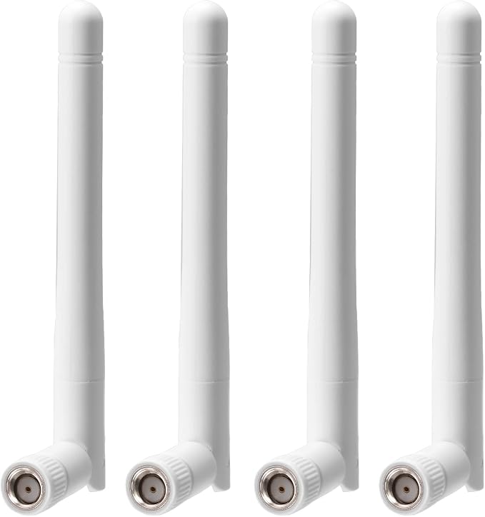 Bingfu External WiFi Antenna RP-SMA 2.4GHz 5GHz 5.8GHz 3dBi Dual Band Wireless by Bingfu-AntennasConnectivity