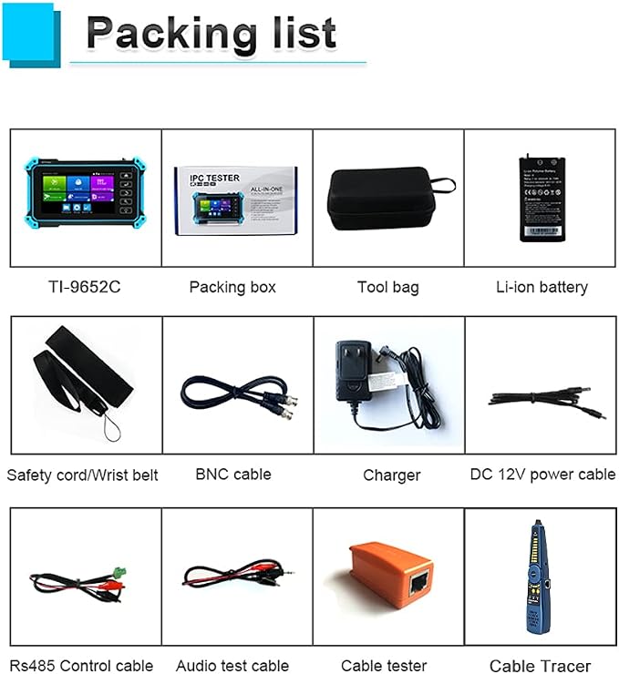 5.4 inch CCTV Tester IP and Analog - Image 9