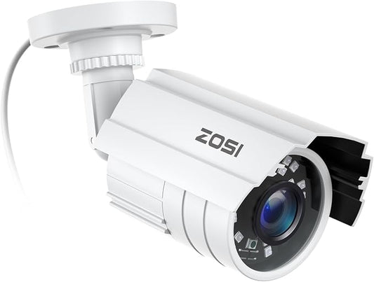 ZOSI 2MP 1080p HD 1920TVL Outdoor Indoor Home Security Camera, 80ft IR Night by ZOSI