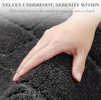 BSICPRO Large Bathroom Rugs, 24X36 Scalloped Bath Mats - Image 3