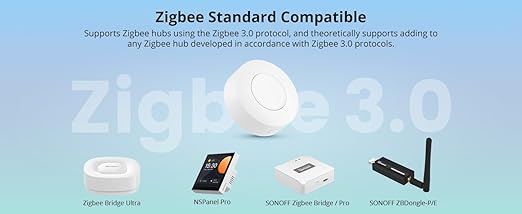 SONOFF Zigbee Switch, SNZB-01P Wireless Push Button, Supports to Create Smart - Image 5