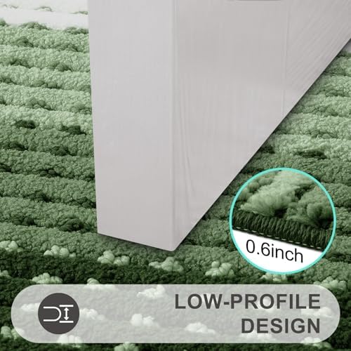 Kitinjoy Indoor Outdoor Door Mat, 47x17 Non-Slip Dirt Trapper Doormats - Image 4