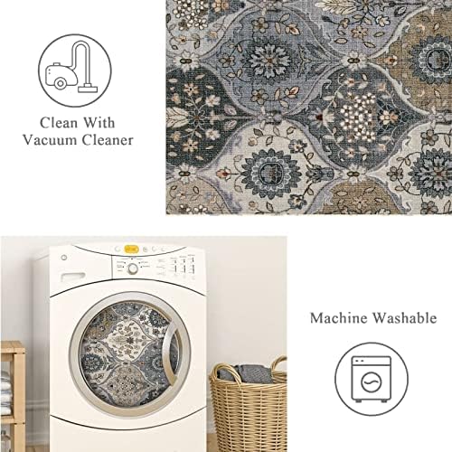 Lahome Moroccan Washable Rugs, 3x5 Area Rug - Image 4