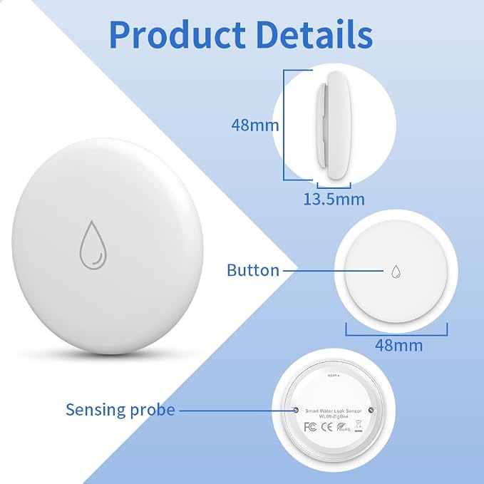 Tuya ZigBee Smart Water Leak Sensor - Image 2