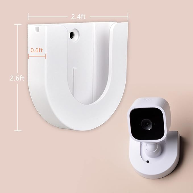 2 Pack Wall Mount for Blink Mini Indoor Camera, Strong Adhesive Camera Mount - Image 5