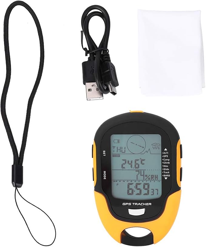 Multifunction Digital Altimeter, Waterproof Handheld GPS Navigator Tracker - Image 9