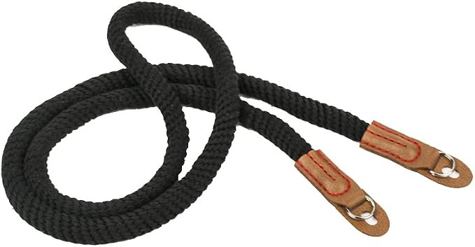 Vintage Handmade Leather Rope Camera Neck Strap - Image 3