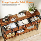 Furologee 47" Console Table Set 2 - Image 4
