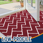 OLANLY Front Door Mat 36x24, Low-Profile Easy Clean Doormat - Image 3