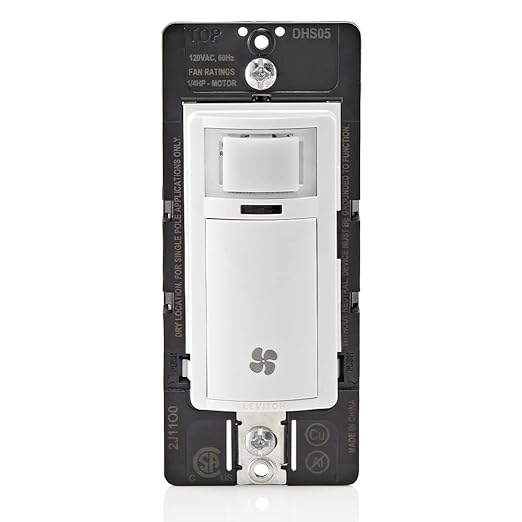 Leviton Humidity Sensor Switch for Bathroom Exhaust Fan, Automate Ventilation by Leviton