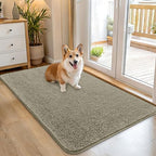 OLANLY Dog Door Mat for Muddy Paws 45x27, Super Absorbent Chenille Mud Mat by OLANLY
