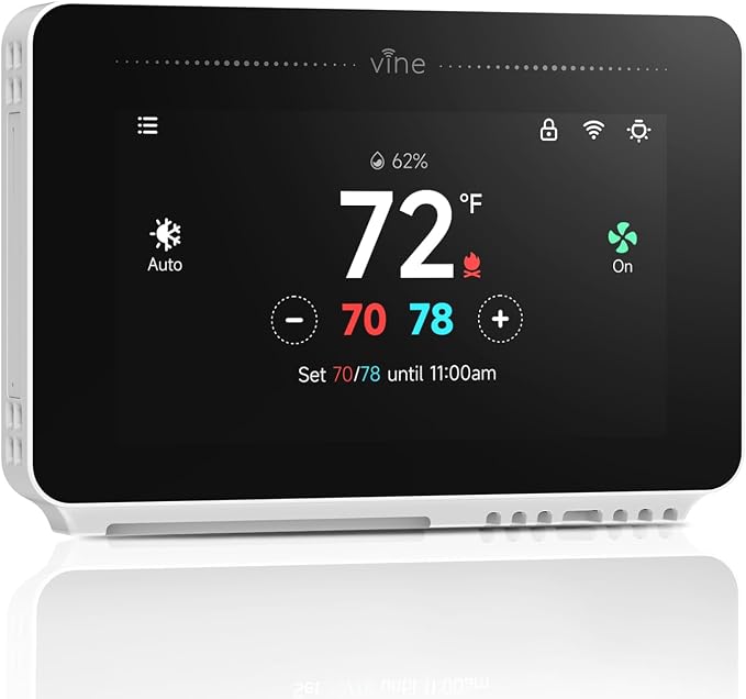 vine Programmable Thermostat for House by VINESmartHome