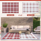GENIMO Outdoor Rug, Waterproof Plastic Rugs - Image 2