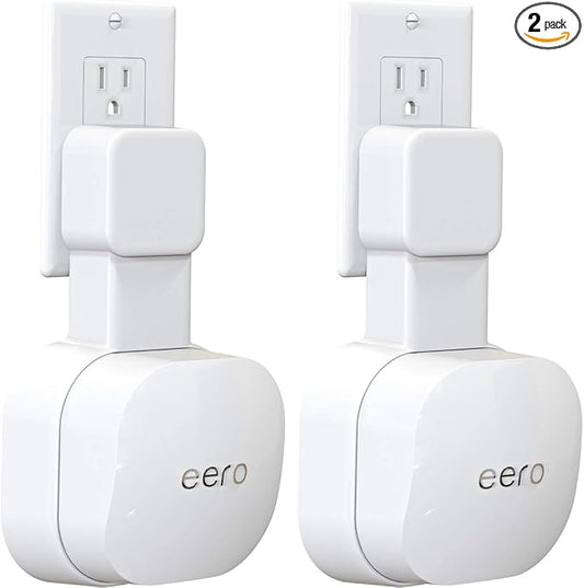 Tizomi Outlet Wall Mount for eero 6 & eero 6+ Mesh Wi-Fi System, No Messy Wires by Unknown