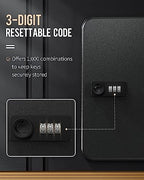 Uniclife 28-Key Steel Key Cabinet - Image 3