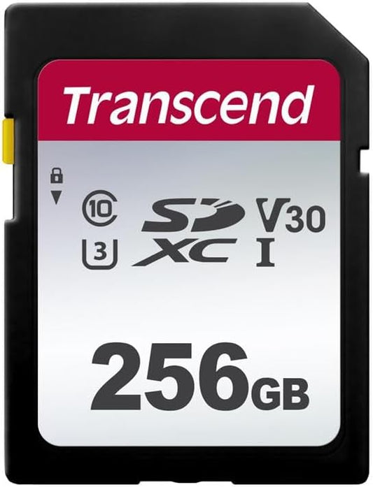 Transcend 256GB SDXC Memory Card, UHS-I U3 V30, 4K UHD & Full HD, Class 10 by Transcend