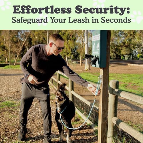 Canine Hitch- Secure Dog Leash Parking Mounted Indoor – Outdoor Wall Hook - Image 2