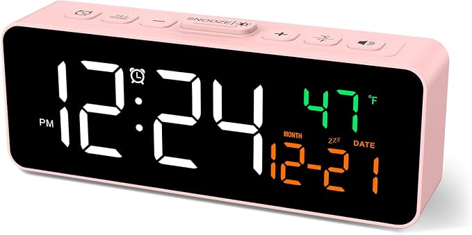 Netzu 3-in-1 Digital Clocks for Living Room by Netzu