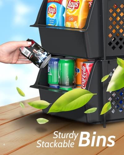 Skywin Stackable Storage Bins Open Front - Image 6