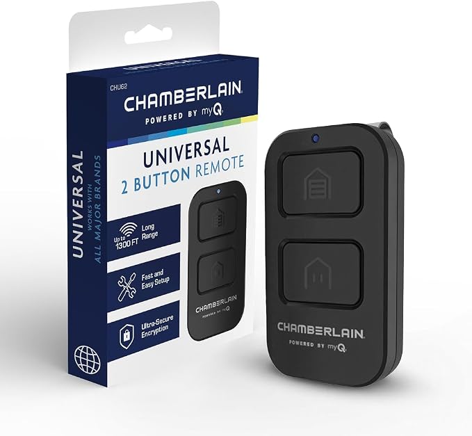 Chamberlain Genuine Universal myQ 2‑Button Garage Door Remote – Compact by Chamberlain%7CmyQ